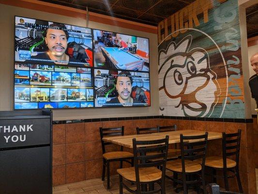 Great interior design and TVs