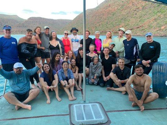 Diving group in La Paz, MX!!! Friends for life