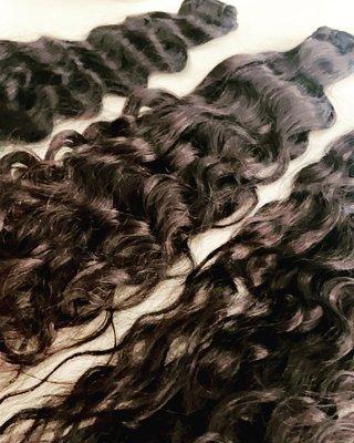 Raw Indian curly from our Goddess collection