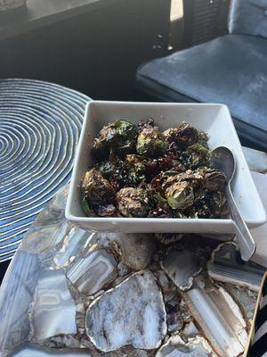 Crispy Brussels sprouts