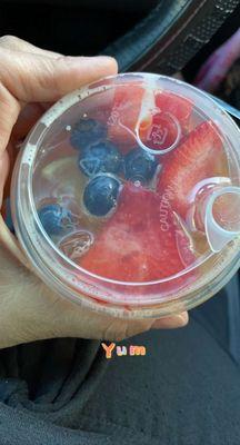 Fresh fruit tea