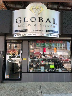 Global Gold & Silver Front Entrance