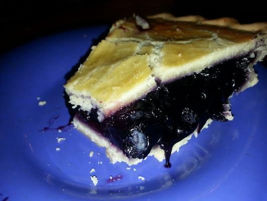 Blue berry pie...yum