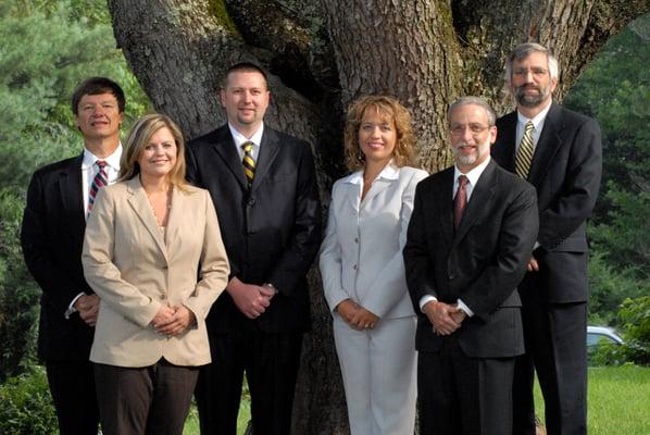 Meet the attorneys of MS&L: Randy Seago, Agatha Guy, Nathan Earwood, Kim Lay, Mark Melrose, and Mike McConnell