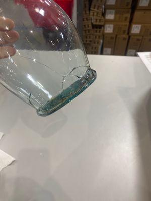 Bottom of vase