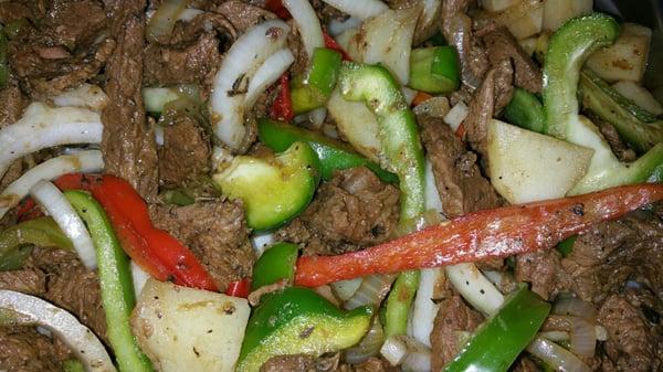 Pepper steak...mmmmm