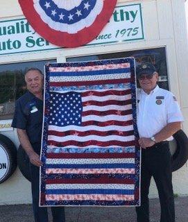 Donation from David to the local American Legion chapter