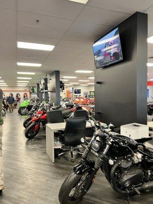 Bike showroom