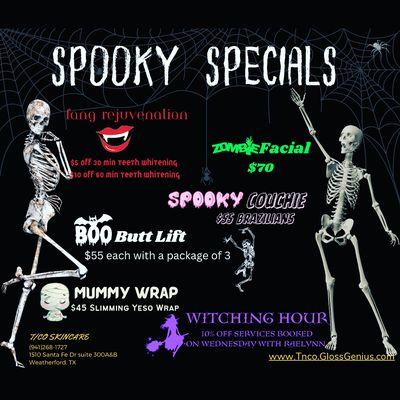 October Specials