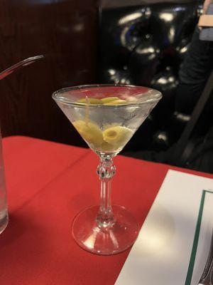 Gin martini (perfect!)