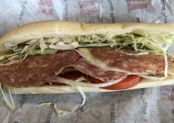 The Vito Little John. Salami, capicola, provolone. Yummy