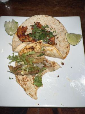 Pescado and Cameroon tacos