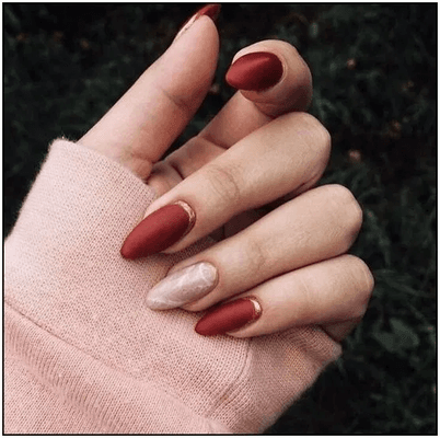 Awesome Romantic Red Acrylic Nail Art 2019