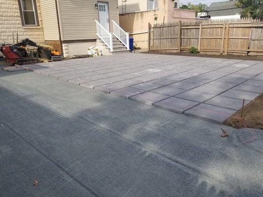 Patio install