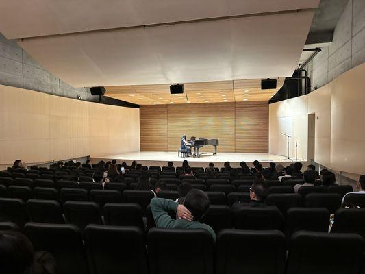 Recital hall inside picture