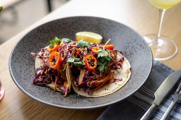 Bang bang shrimp tacos