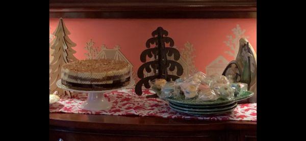 Norby's Almond Cake and Assorted Macarons (Individually wrapped) - DELICIOUS!!