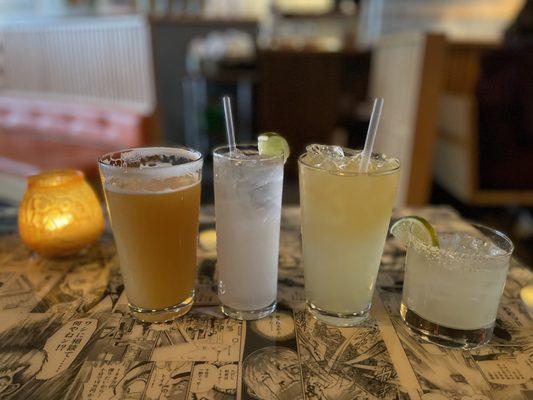 IPA, Hero from the West, Lavender-lime chuhai, habanero margarita