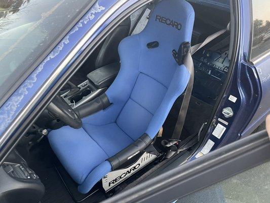 Recaro pole position in my 2003 Acura CL Type S