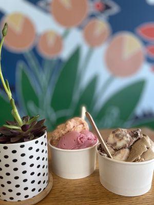 Guava and blood orange, coffee and mascarpone orange fudge