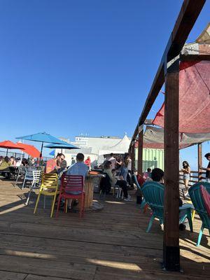 Patio beer garden