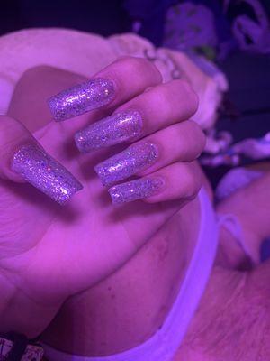 Sparkle nails