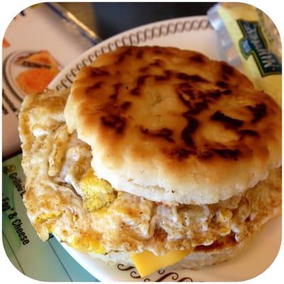 Sausage egg & cheese biscuit