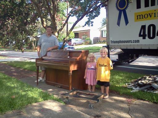 Call Triumph Moving & Storage for your next piano move!