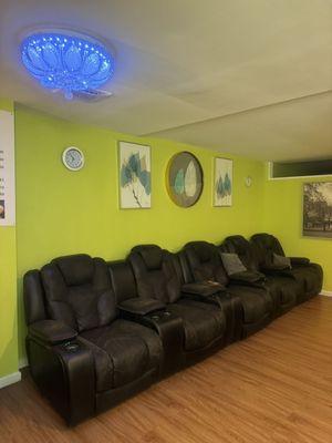 Foot massage area at Four Seasons Body Work