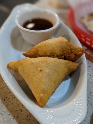 Veggie samosas