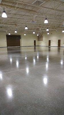 Warehouse floor (look at that shine)