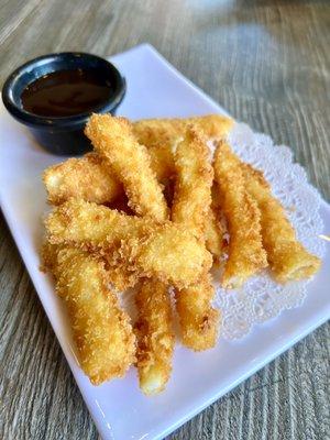 Fried calamari appetizer