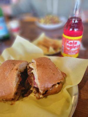 Lomo saltado sandwhich