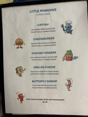 Kids Menu