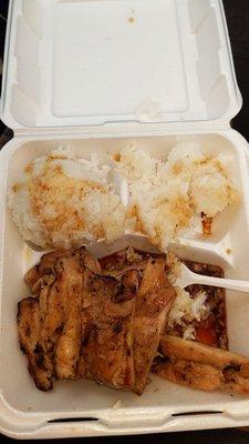 Teriyaki chicken plate