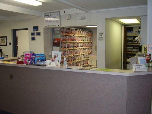 Front Desk - Check in/out area