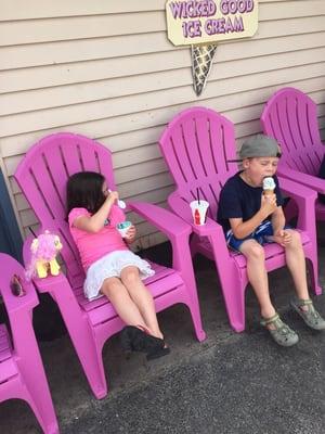 Ice cream in York Beach