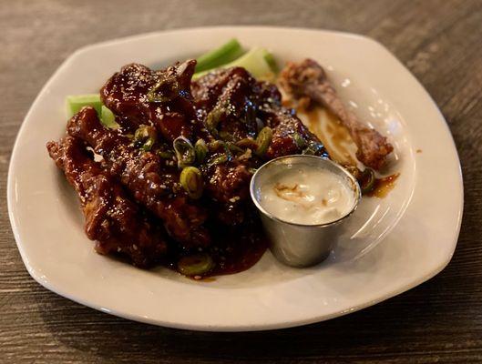 The duck wings at Bella Tuscany in Windermere, Florida.