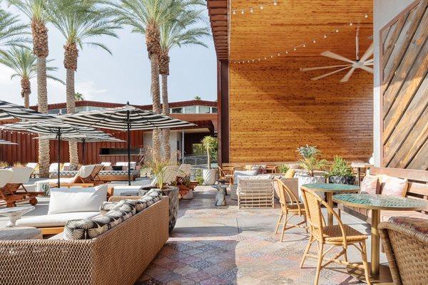 Palm Canyon Swim & Social Dog-friendly outdoor patio!