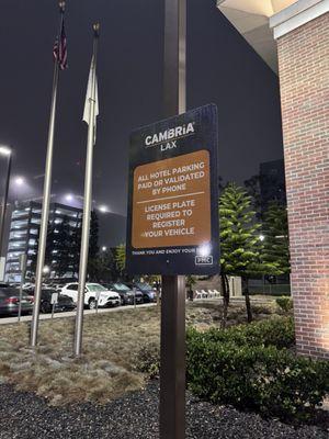 Parking at Cambria Hotel