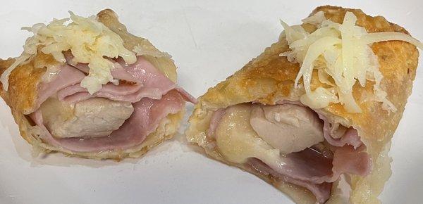 Chicken Cordon Bleu Egg Roll