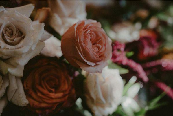 Close up of centerpieces