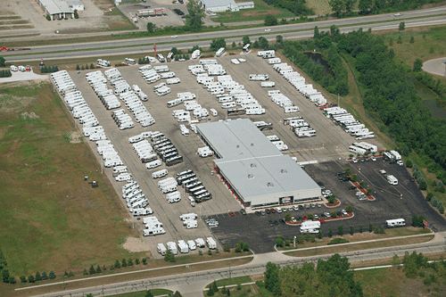 An aerial image of our Wayland, MI location.