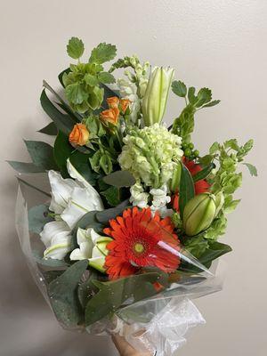 Beautiful sympathy bouquet