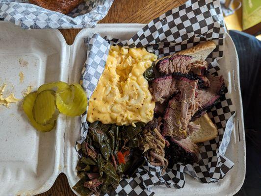 Brisket dinner.