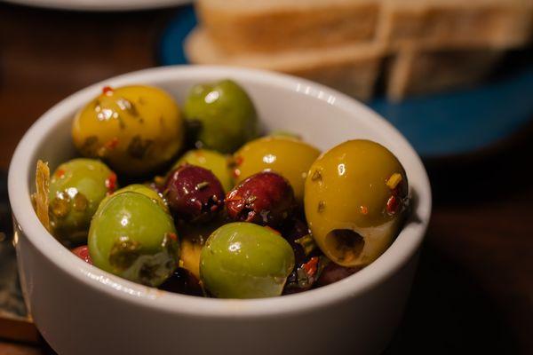 These olives are hands down my top two items to order. Why would olives be so good? Try it and thank me later.