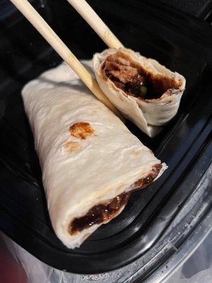 Peking Duck rolls - Chinese burrito