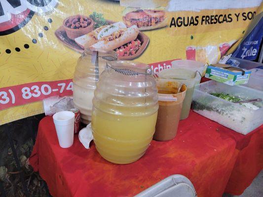 Agua fresca.