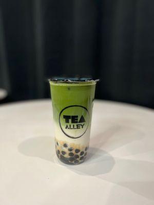 Matcha Latte with Boba