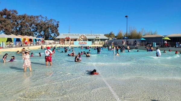 The wave pool.